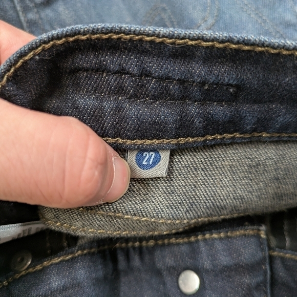 Citizens Of Humanity Jeans Womens 27 Blue Dark Dita Petite Boot Low-Rise Flare - Picture 7 of 10